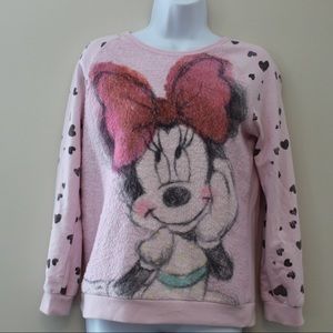 Mini Mouse Sweater Pink Girls XL